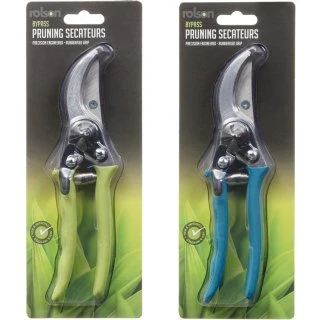 Rolson Pruning Secateurs - Lime - Image 2