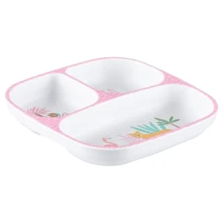 B&M Little Safari Small Kids Platter - Pink - Image 2