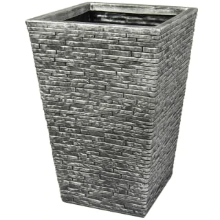 B&M Square Planter - Slate Effect 45cm