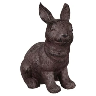 B&M Garden Rabbit Ornaments 2pk - Cast Iron Effect - Image 2