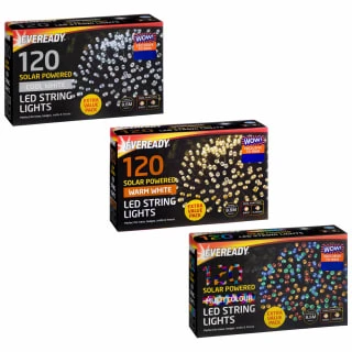 Eveready Solar Powered LED String Lights 120pk - Warm White - Image 3