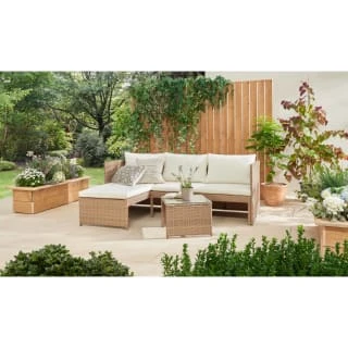 Valencia Reversible Rattan Effect Corner Sofa Set - Image 3