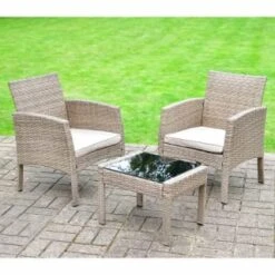 Valencia Armchair Bistro Set 3pc