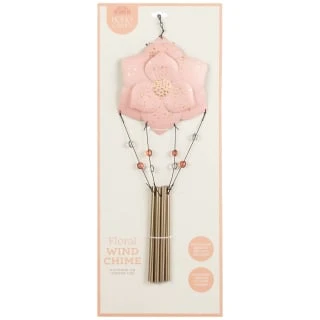 B&M Flower Windchime - Pink - Image 2