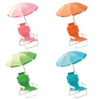 B&M Kids Parasol Chair - Orange - Image 3