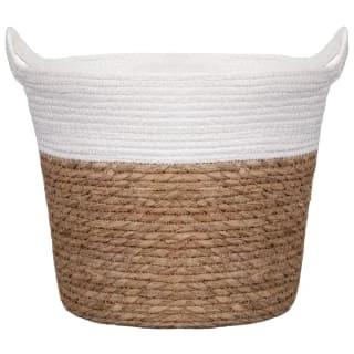 B&M Natural Planter Basket With Handles