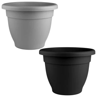 Extra Large Bell Pot Planter 55cm - Black - Image 2