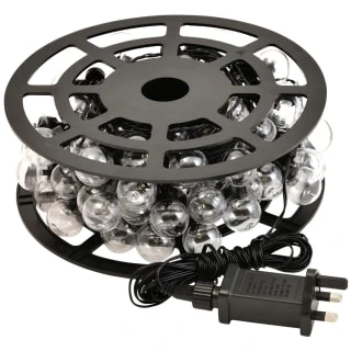 Eveready Mains Powered LED Festoon Bulb String Lights 100pk - Cool White - Image 3