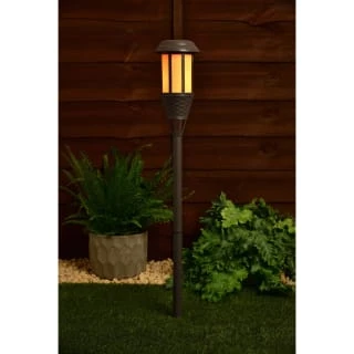 Solar Powered Flame Effect Tiki Torch - Image 3