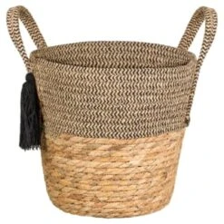 B&M Urban Eden Cotton Rope Planter With Tassels