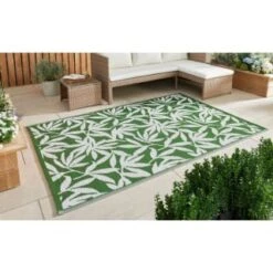 B&M Extra Large Outdoor Rug 1.5 X 2.1m - Green