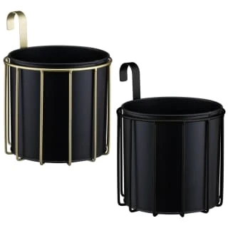 B&M New York Planter With Hook - Gold - Image 2
