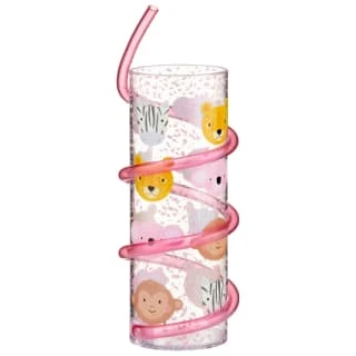 B&M Little Safari Animal Tumbler & Straw (Assorted) - Image 4