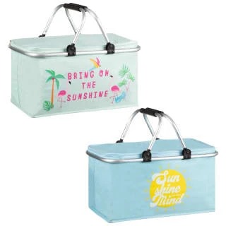 B&M Foldable Picnic Basket - Sunshine On My Mind - Image 2