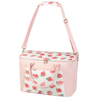 B&M Fruit Print Cooler Bag - Strawberries