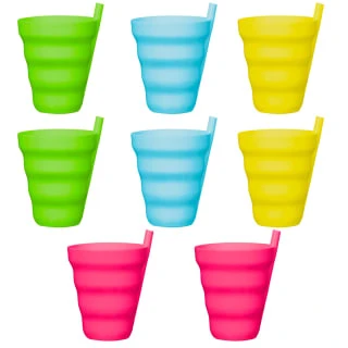 B&M Little Safari Straw Tumblers 8pk - Image 2